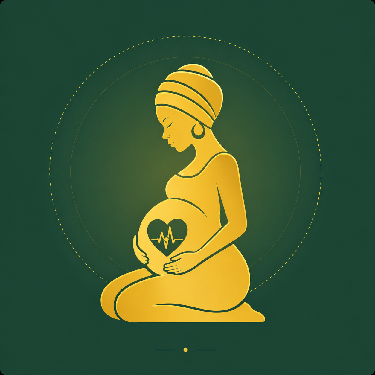 Femme enceinte sénégalaise — symbole de la médecine de la reproduction au Sénégal
